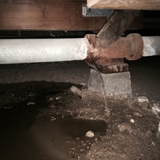 water leak repair. slab leak plumbing